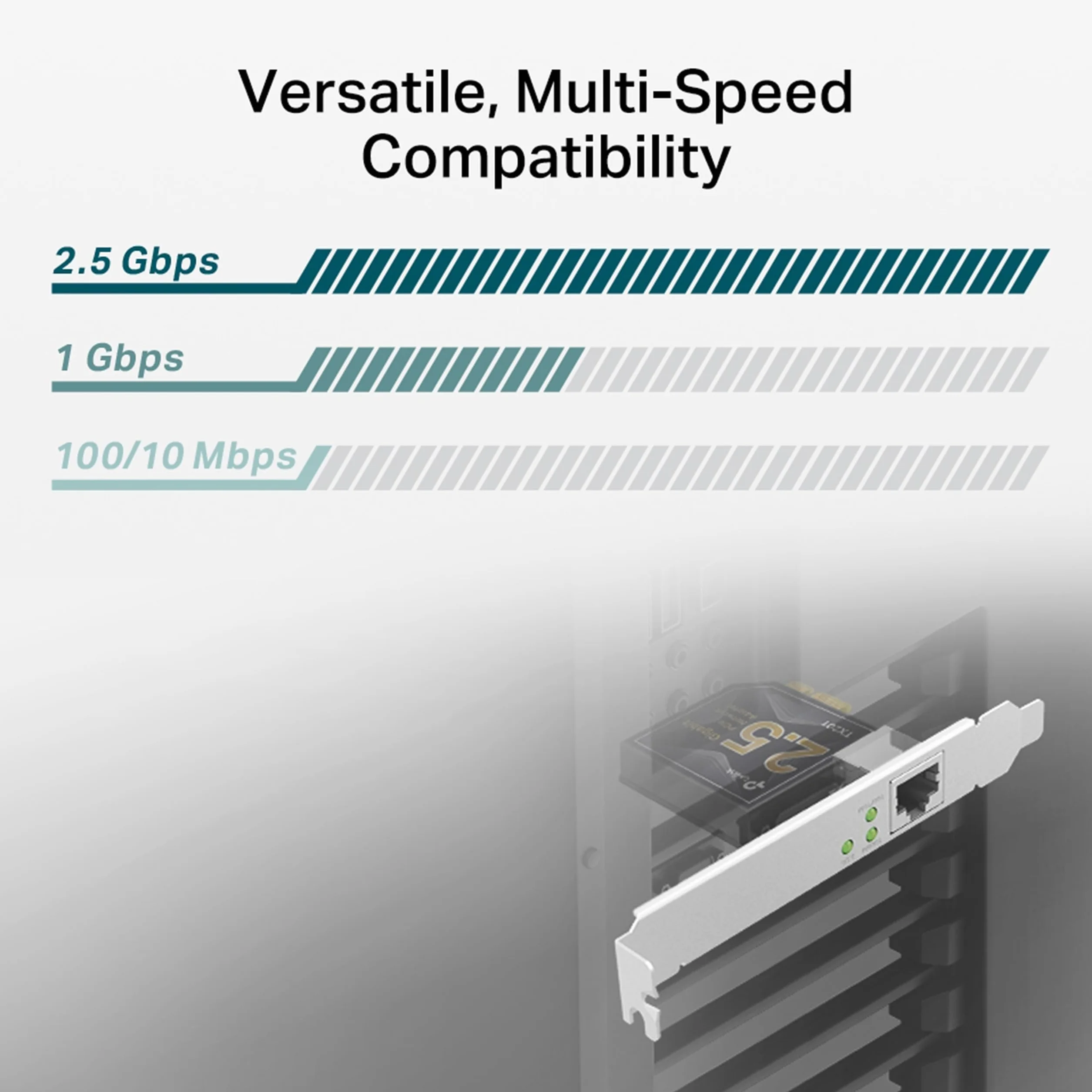 TP-Link TX201 | Karta sieciowa PCIe 2.5G | Obsługa Multi-Gig | Kompatybilność z Windows/Linux