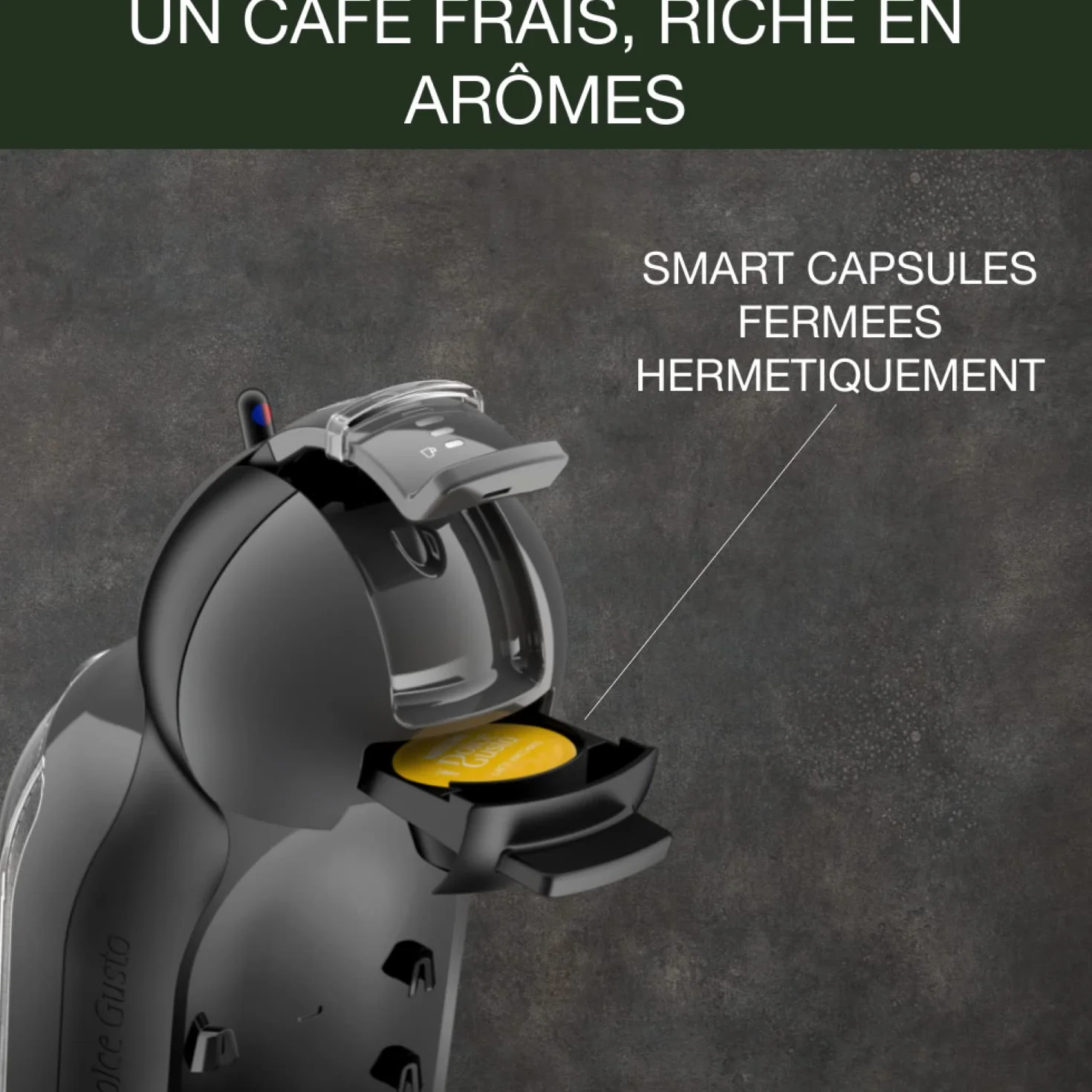 Krups Nescafé Dolce Gusto Mini Me Machine à café capsules multi-boissons 0.8 L 15 bars Noir/Anthracite