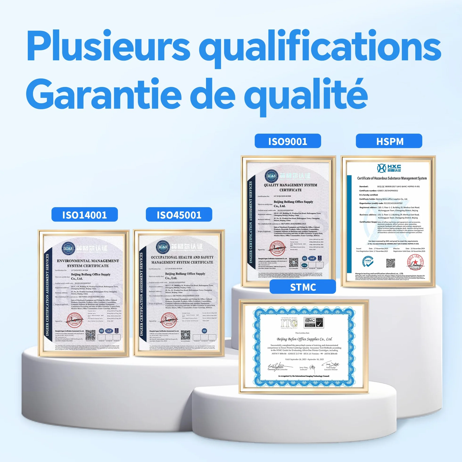 Boîte d'entretien compatible Epson EcoTank T04D1 (C13T04D100) lot de 2 pour ET-15000 ET-3850 ET-4850 WF-2960 XP-5200