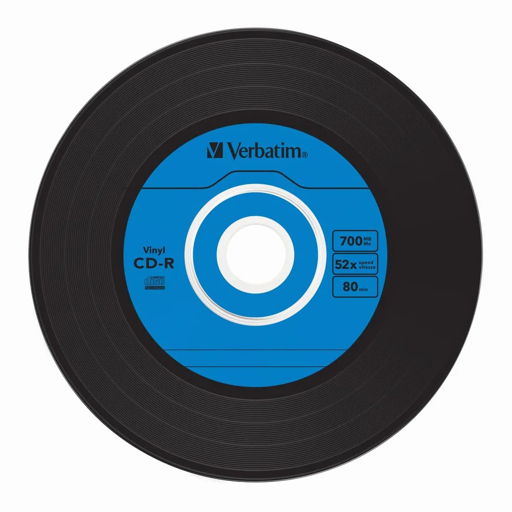 Verbatim Data Vinyl CD-R 700 Mo 52x Boîtier CD étroit