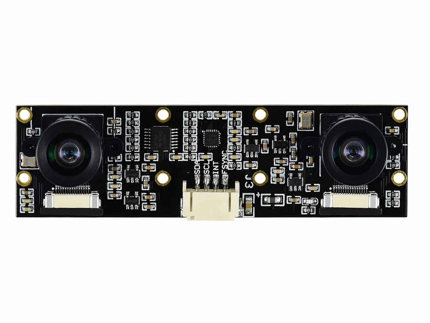 Waveshare IMX219-83 Stereo Camera 8MP Binocular Module Depth Vision for Jetson Nano B01 Raspberry Pi 5/4/CM4