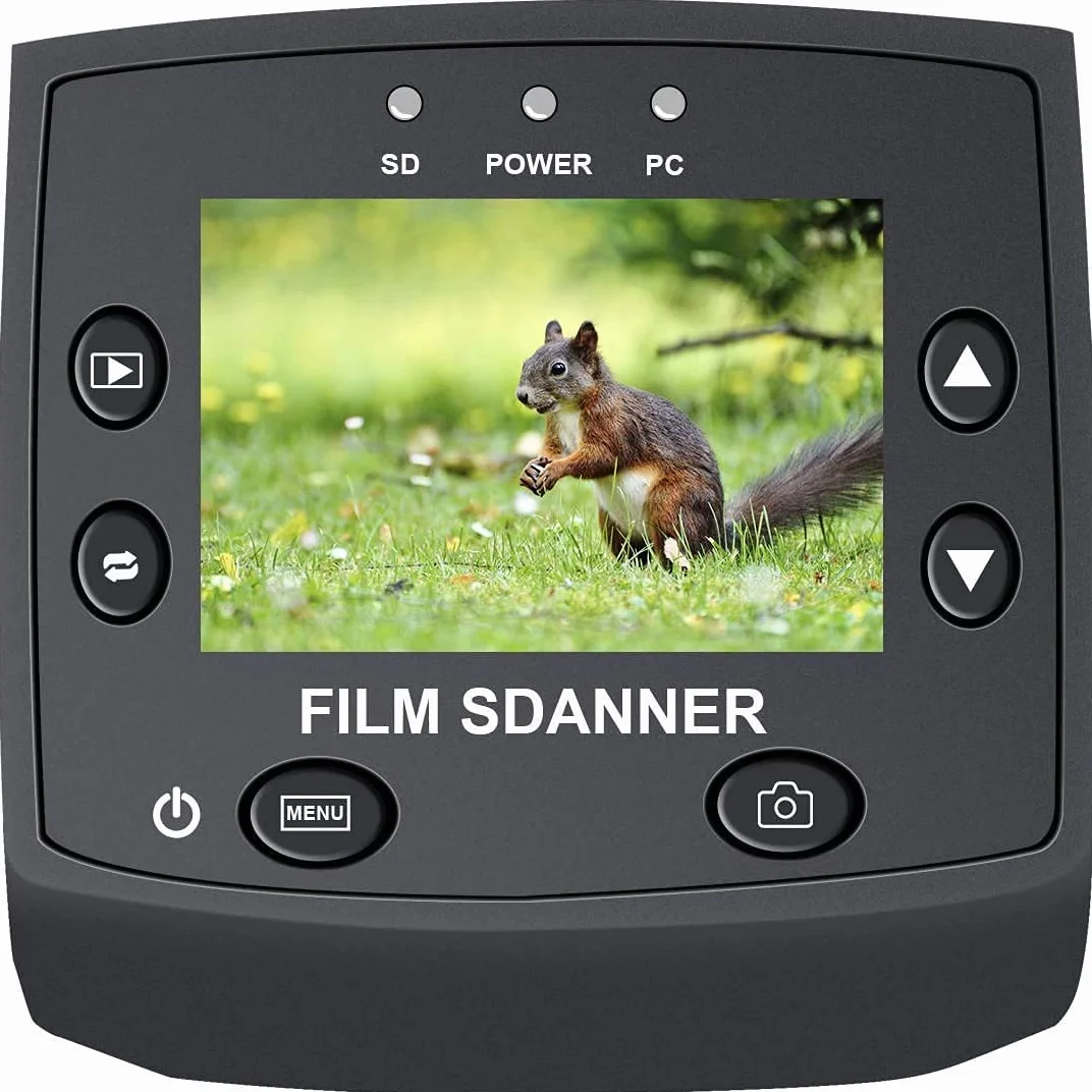 DIGITNOW! Diascanner Konwertuje negatywy 35mm / 135 i slajdy do formatu JPEG, skaner filmowy z wysoką rozdzielczością 1800 DPI, komputer nie jest potrzebny