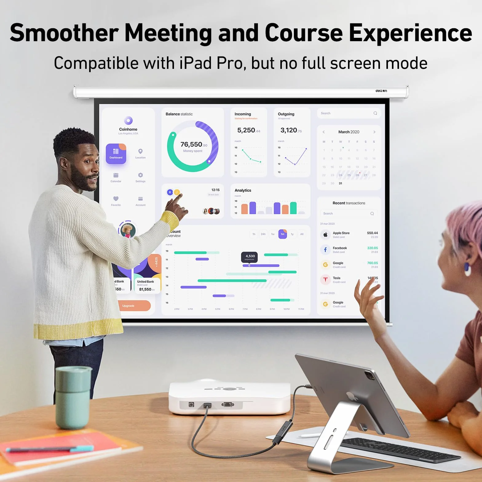 Adapter uni USB C do HDMI 4K@60Hz Adapter Thunderbolt 3-HDMI Kompatybilny z MacBookiem Pro, MacBookiem Air, iPad Pro, Surface Pro, Galaxy, Dell itp. – Szary
