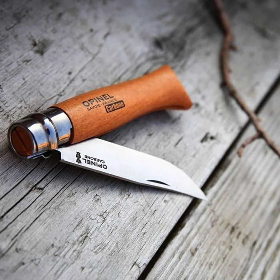 Opinel Couteau n°8, Lame acier carbone 8,5 cm