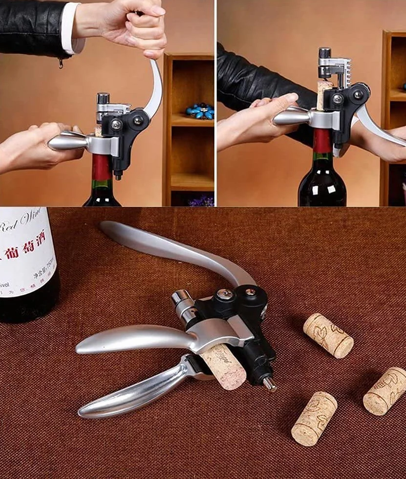 Tire bouchons, Ouvre Bouteille de vin, verseur pour le vin,Ensemble cadeau d'accessoires pour le vin avec coffret