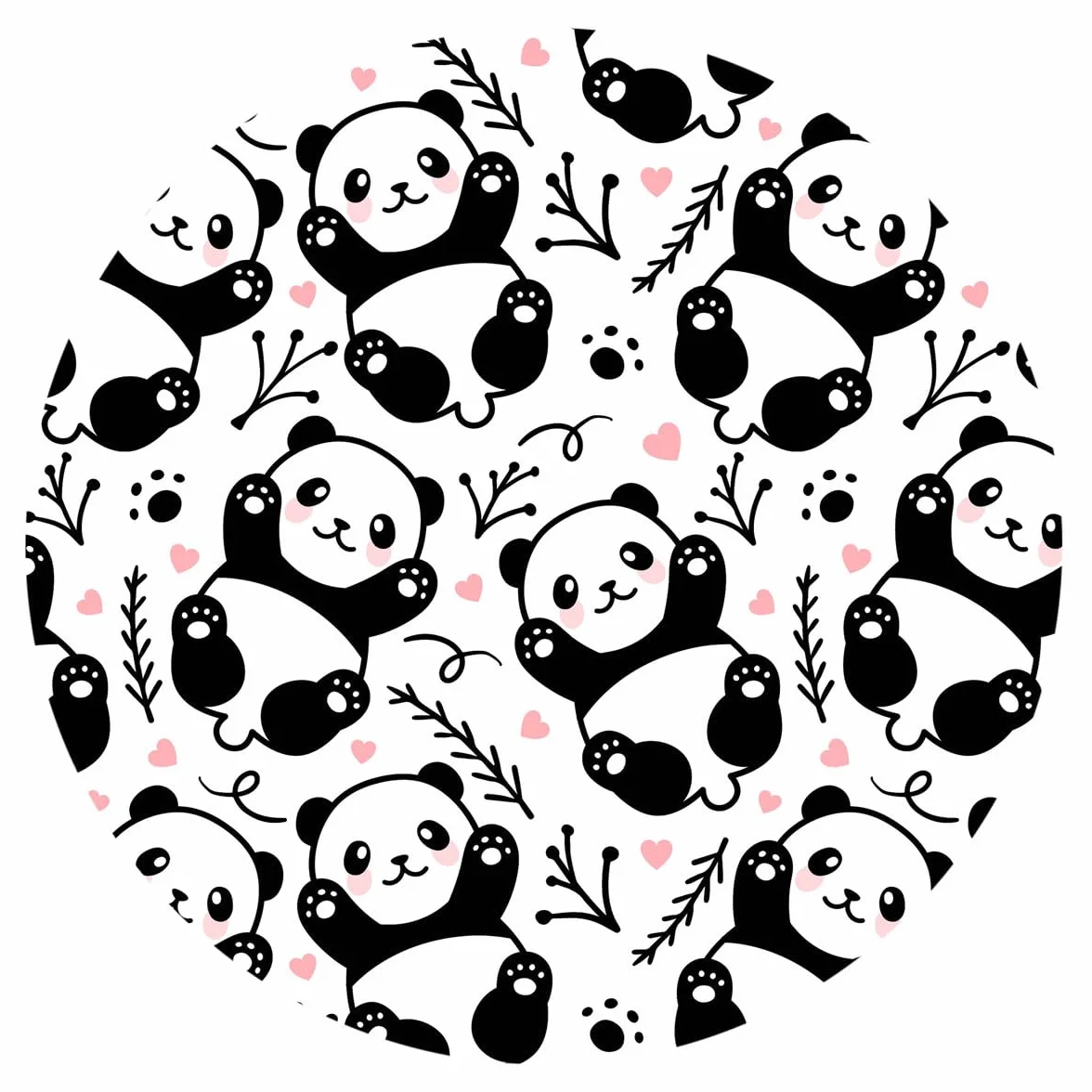 PopSockets PopGrip | Uchwyt do smartfonów i tabletów | Uchwyt na palec Basic Panda Boom