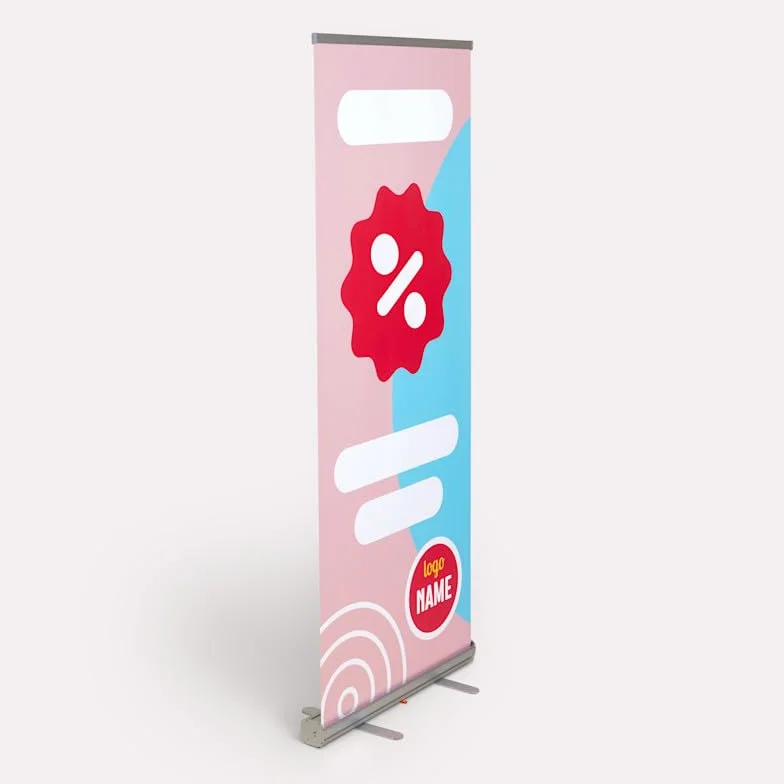 Générique iBiz® - Kakemono / Roll'up 85 x 200cm (Impression sur Bache 510g + Système + Housse)