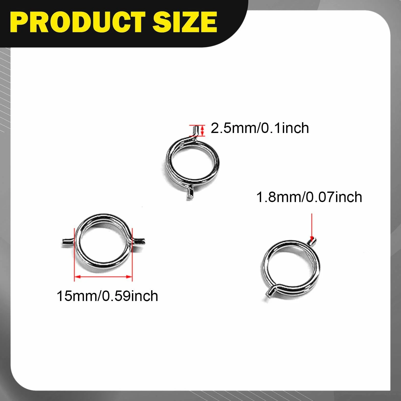 Ressorts de Ciseaux de Cuisine de Rechange 10 Pièces