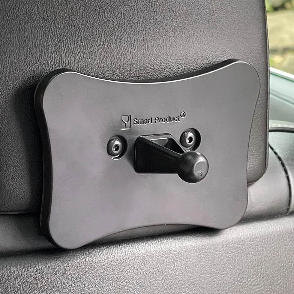 Samochodowy Uchwyt na Tablet do Montażu na Siedzenia Kompatybilny z Volvo XC90 XC60 V90 V60 S90 S60 (Model 2017 lub nowszych) dla Wszystkich Tabletów 4,7-13", iPad Pro 9.7 10.5 12.9, Air mini 2 3 4