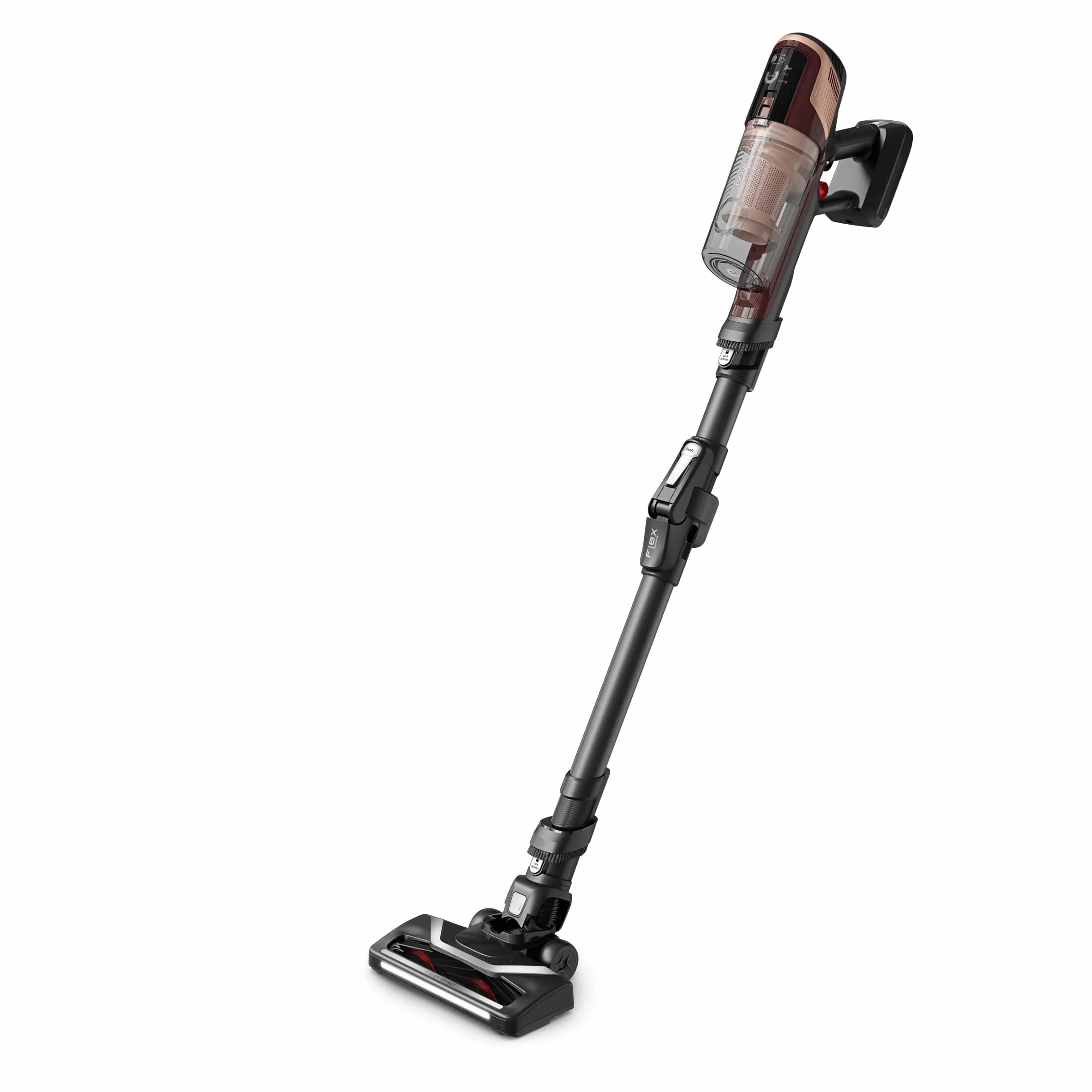 Rowenta X-Pert Flex 6.80, Aspirateur Balai sans Fil Multifonction, 100W, Autonomie 60 Minutes, Flex, Eclairage LED, Suivi Facile, RH6495E0