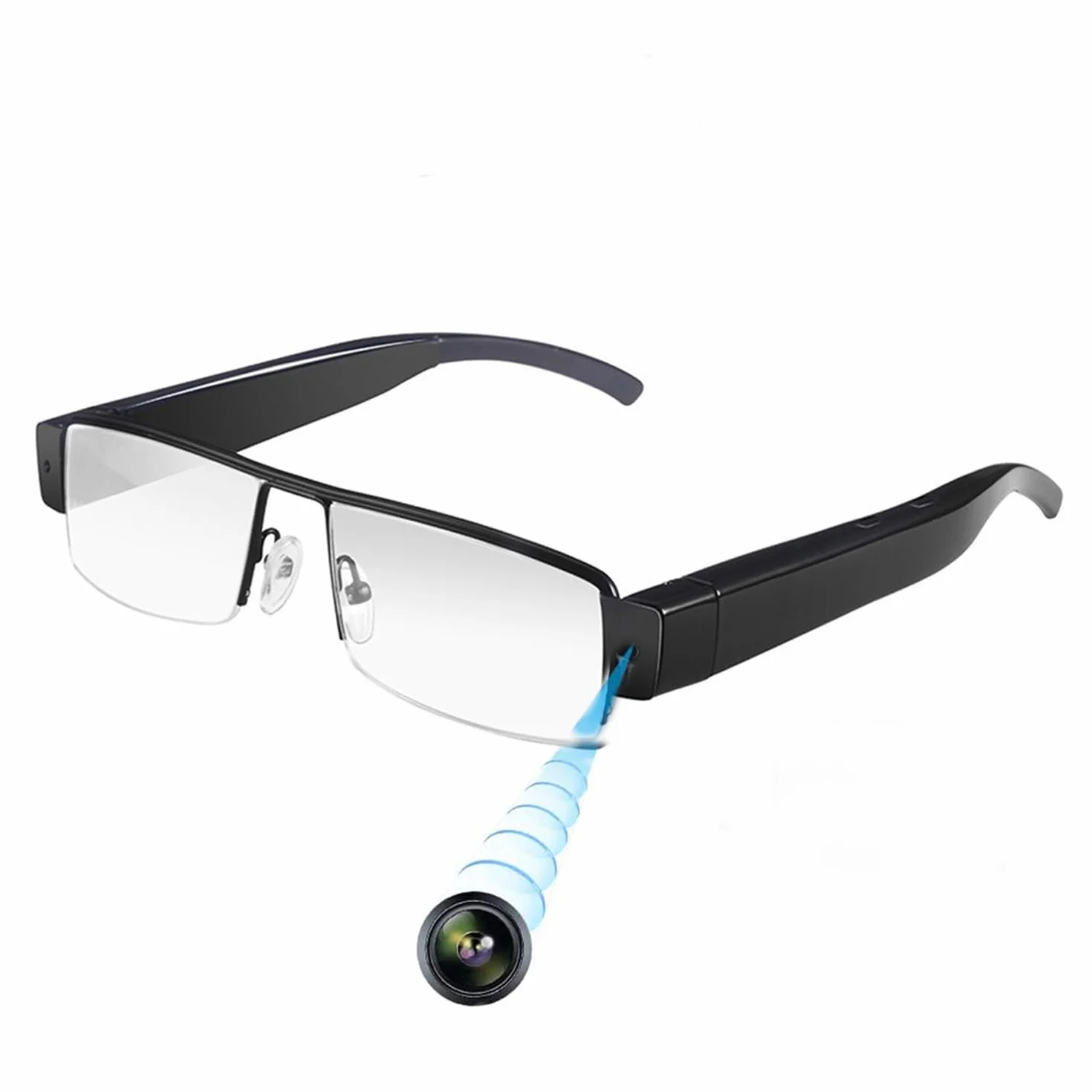 HD szpiegowskie okulary aparatu 1080P - Mini DV kamera ukryta filmy audio rejestrator DVR sportowy aparat sportowy moda przenośna okulary przeciwsłoneczne 16 GB Karta pamięci