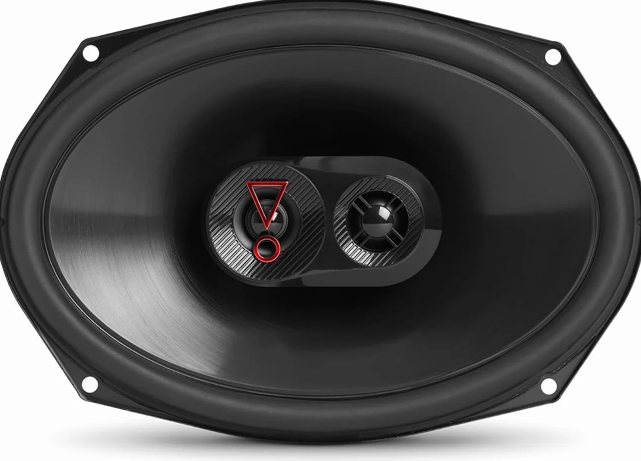 JBL Stage3 9637 3-drożny zestaw głośników samochodowych firmy Harman Kardon – 375 W samochodowy system audio z dużym owalnym głośnikiem niskotonowym JBL 6" x 9" (152 mm x 230 mm)