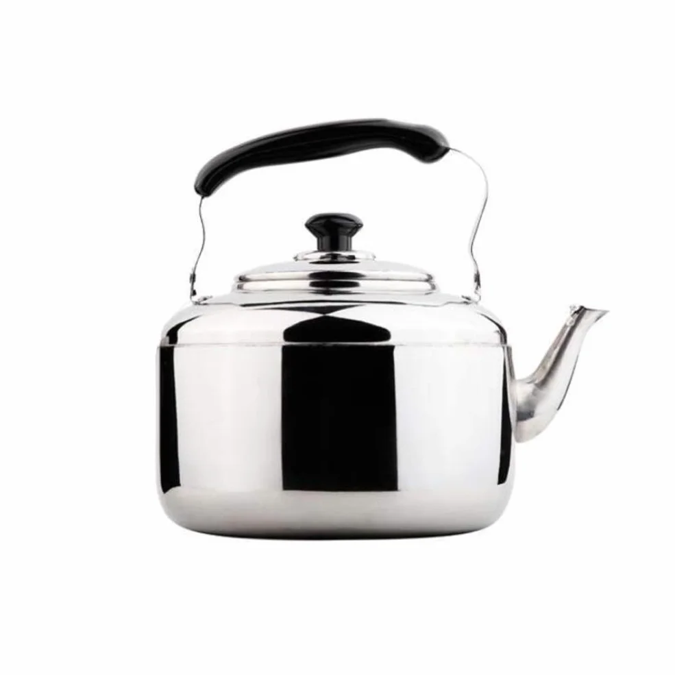 Bouilloire Sifflante En Acier Inoxydable 6L - Capacité Compatible Avec Cuisinières À Induction Et Design Pratique Et Ergonomique