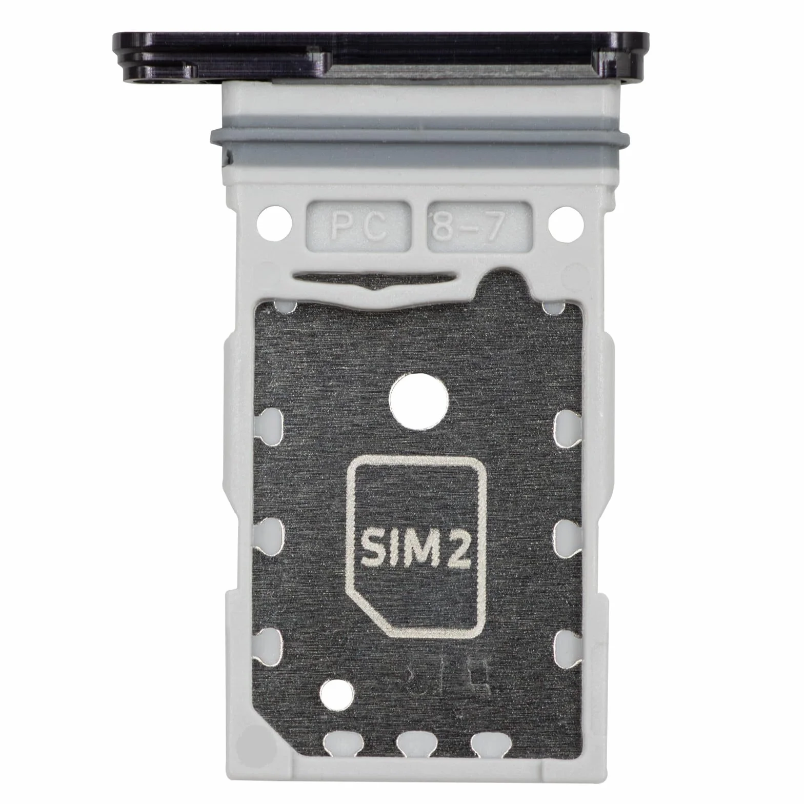 MMOBIEL Ramka do Karty Dual SIM Kompatybilny z Samsung Galaxy S23 / S23 Plus - Tacka Karty Dual SIM - SIM Card Holder Replacement - Z Pinezką SIM i Wodoodporny Gumowy Pierścień - Czarny