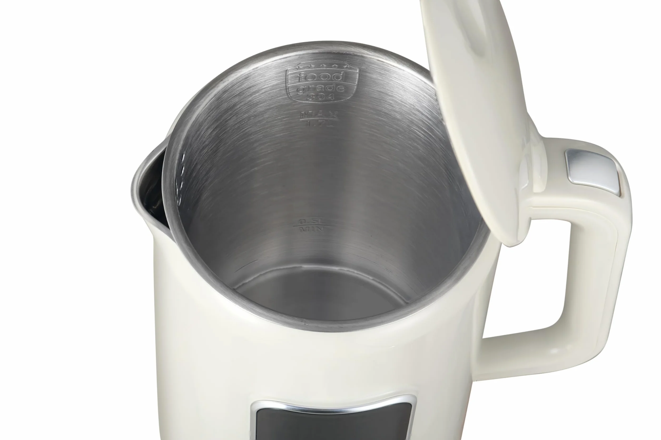 SENYA Bouilloire Électrique 1,7 L Inox Température Réglable 40-100°C Écran LCD Maintien au Chaud 2h 5 Programmes 2200W Socle 360°