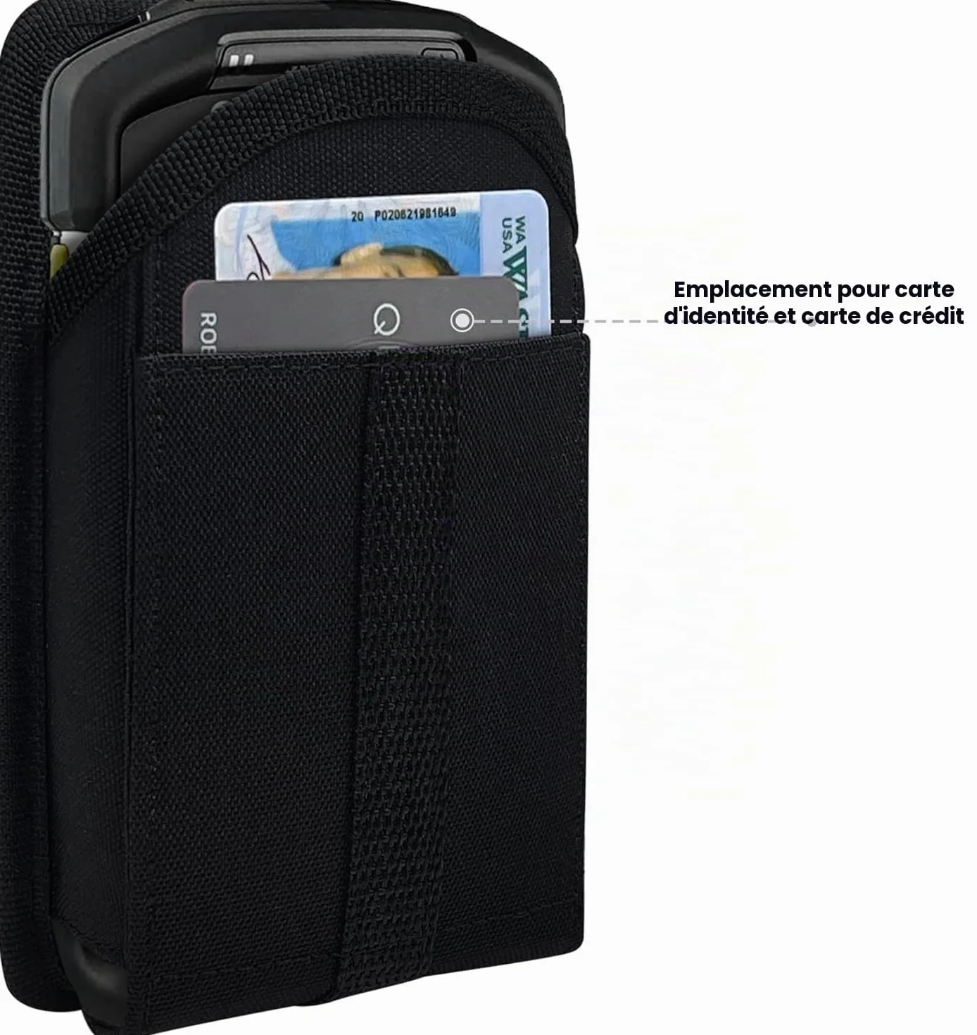 Zebra Étui de Transport Compatible TC77 TC70 TC72 TC70x TC75 TC75x M60 MC67 Support Scanner Codes-Barres Robuste Clip Ceinture Métal