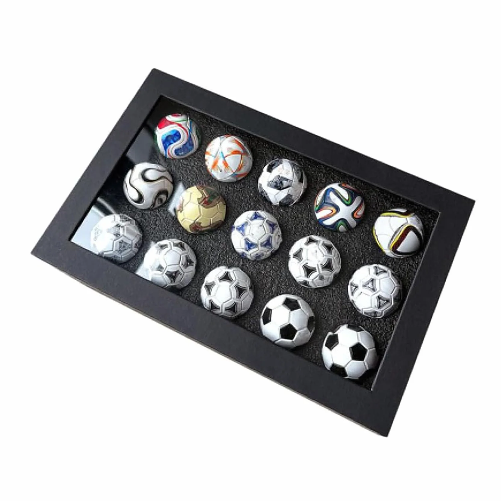 Collection Mini-Ballons de Football Figurines Artisanales 1970-2026 Répliques Tournois