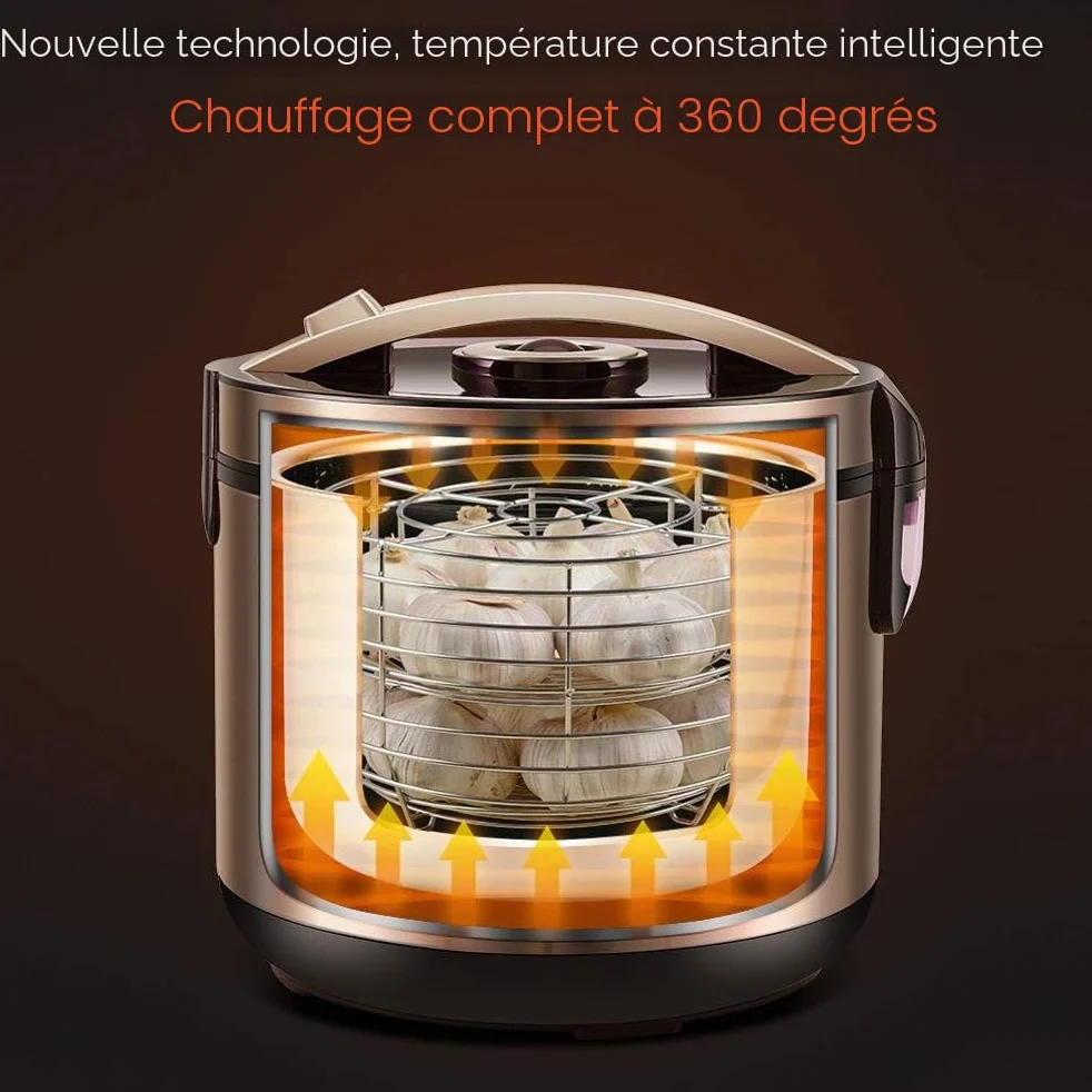 6L Yaourtière, Fermenteur Pour Ail Noir, Pour Kimchi, Pour Le Vin De Riz Doux Et Pour Le Natto - Appareil Entièrement Automatique