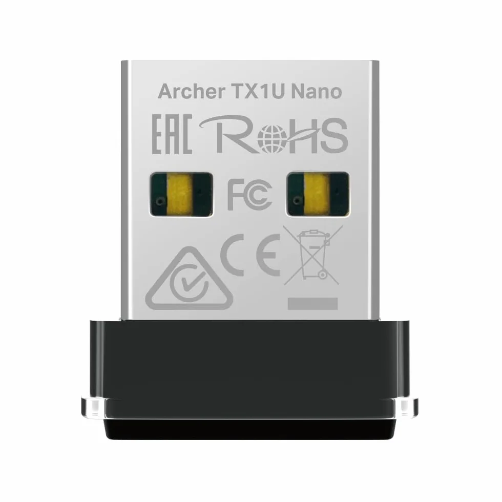 TP-Link Archer TX1U Nano Clé WiFi 6 AX300 USB Adaptateur Double Bande 2,4 GHz MU-MIMO