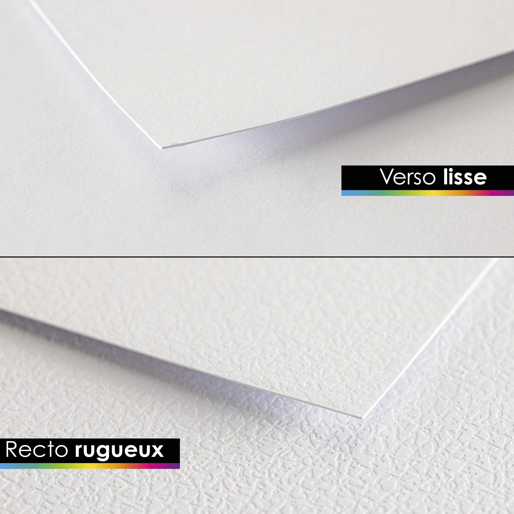 OfficeTree Papier Aquarelle A4 300g Bloc 40 Feuilles - Papier Dessin Blanc - Avec 2 Pinceaux