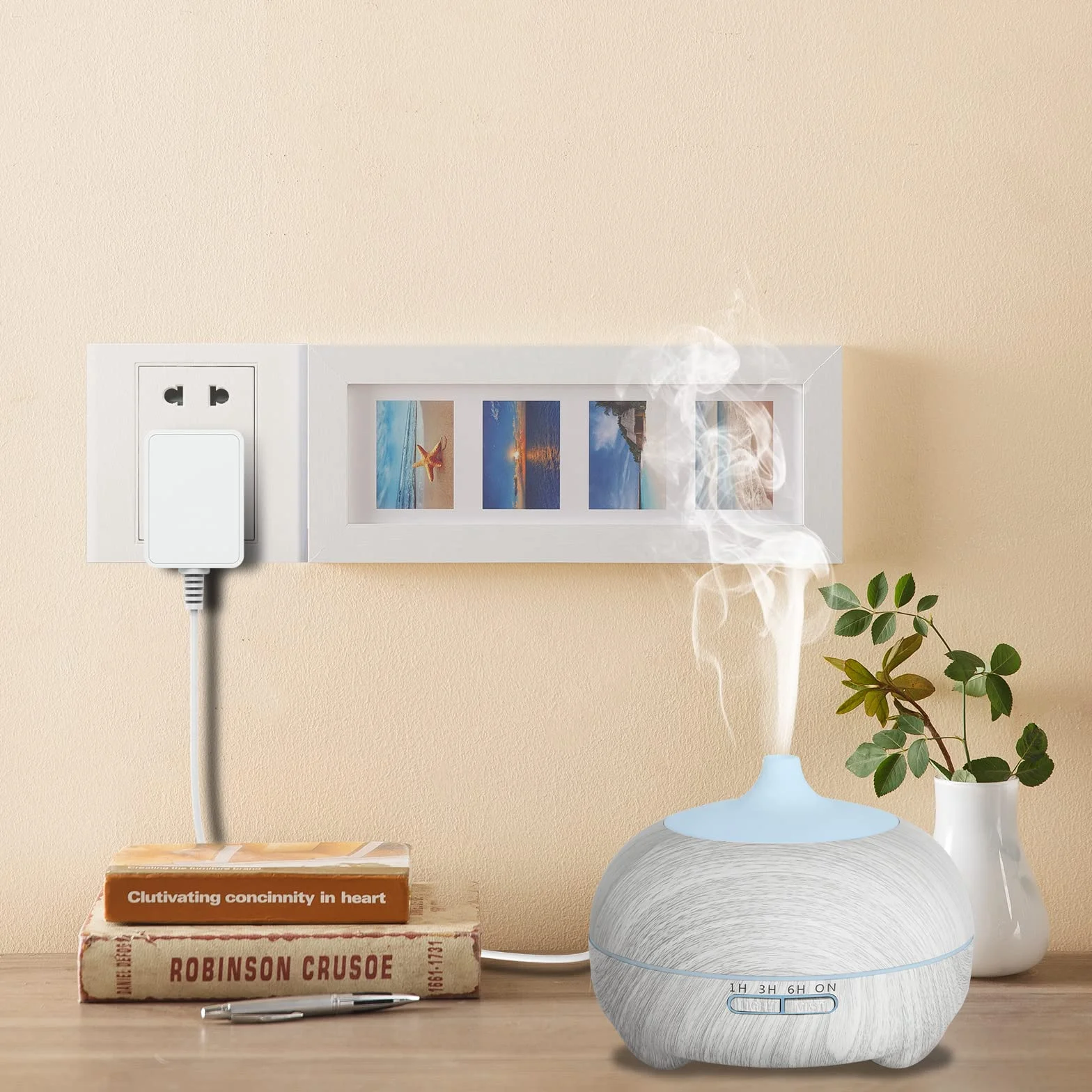 Adaptateur 24V 0.5A Chargeur pour Diffuseurs d'Huiles Essentielles 1.5M DC 5.5*2.1mm