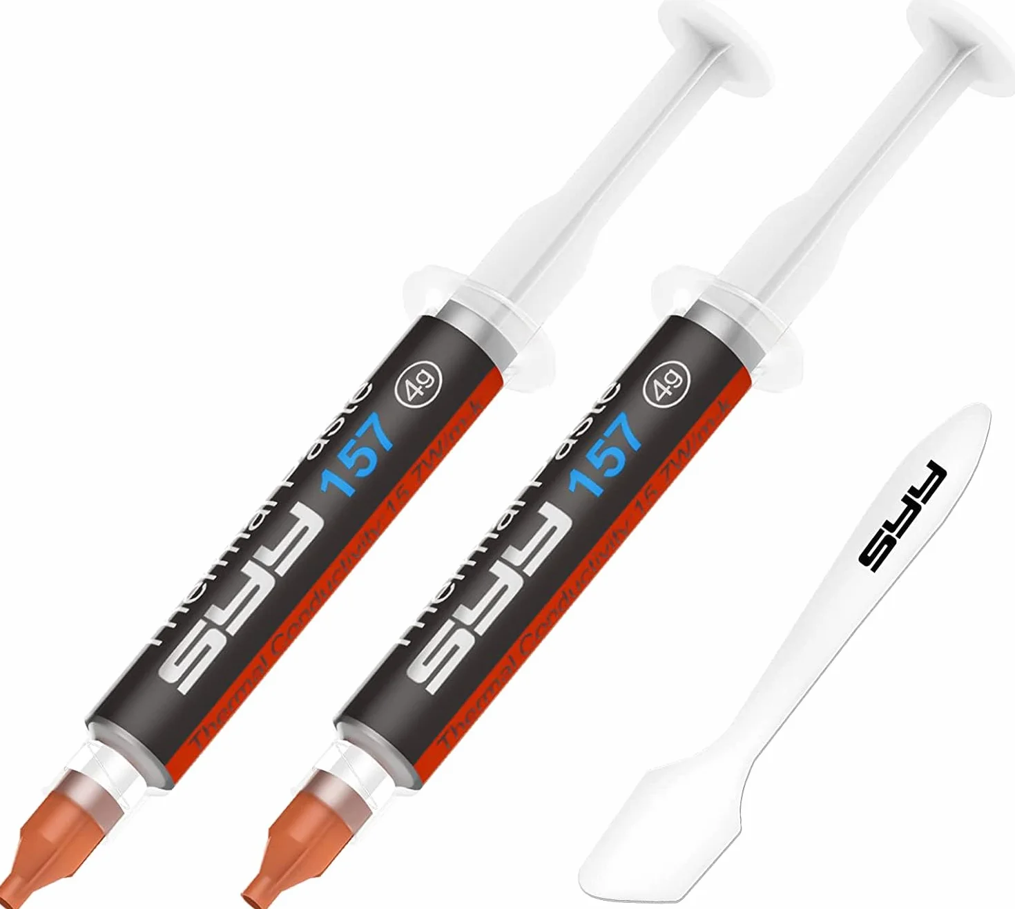 Pâte thermique 8 g avec kit d'outils pour processeur circuit intégré refroidisseurs haute performance à base de carbone
