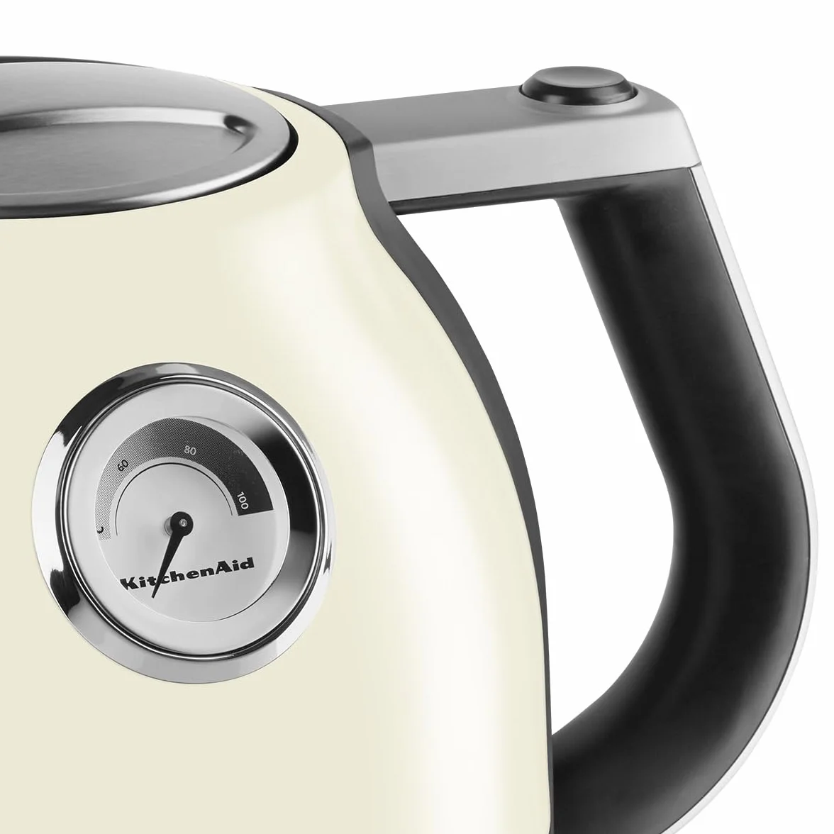 KitchenAid Bouilloire Électrique - Artisan - Température Réglable - 1,5 L - Crème