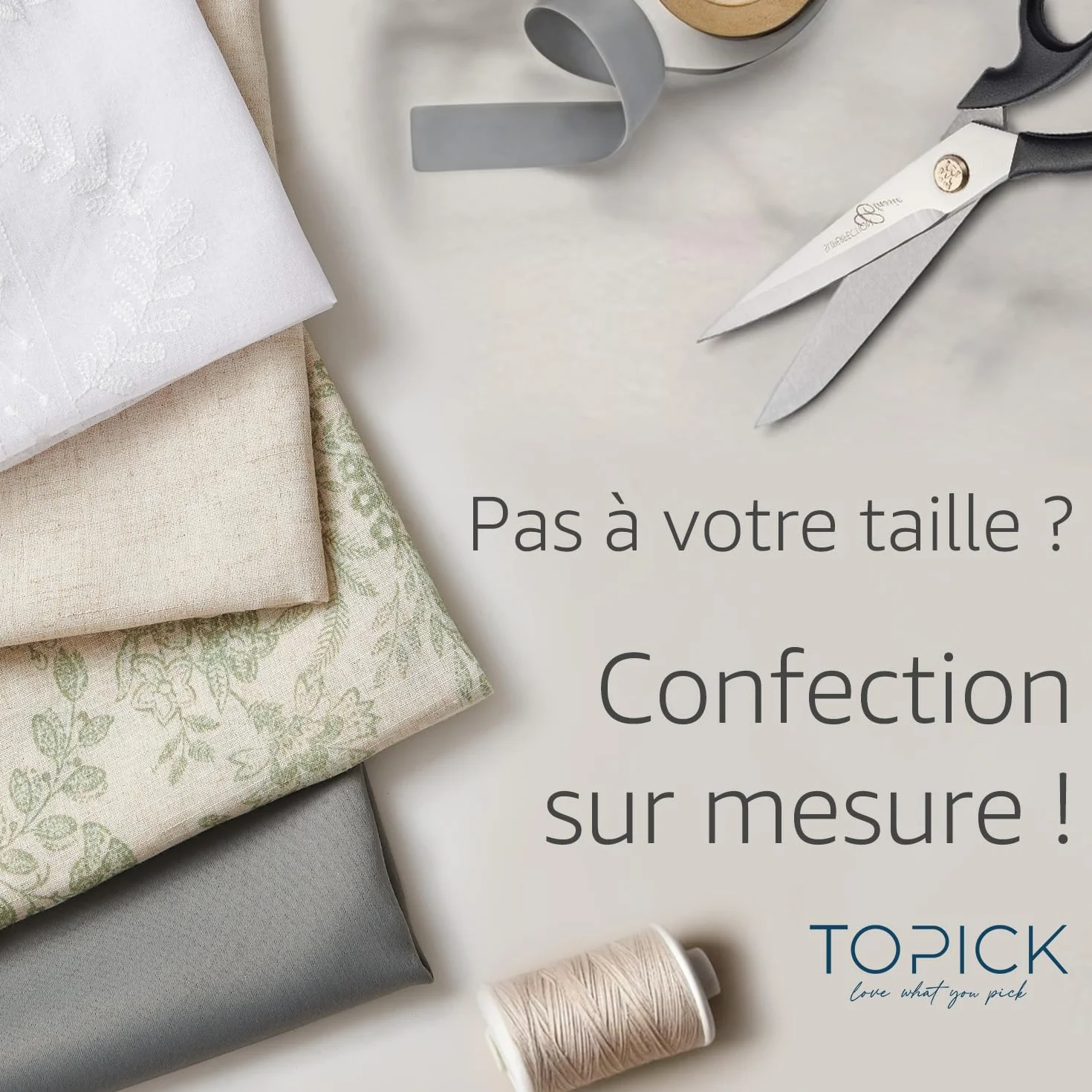 TOPICK Petit Rideau Brise Bise Beige 65x90 cm 2 Panneaux