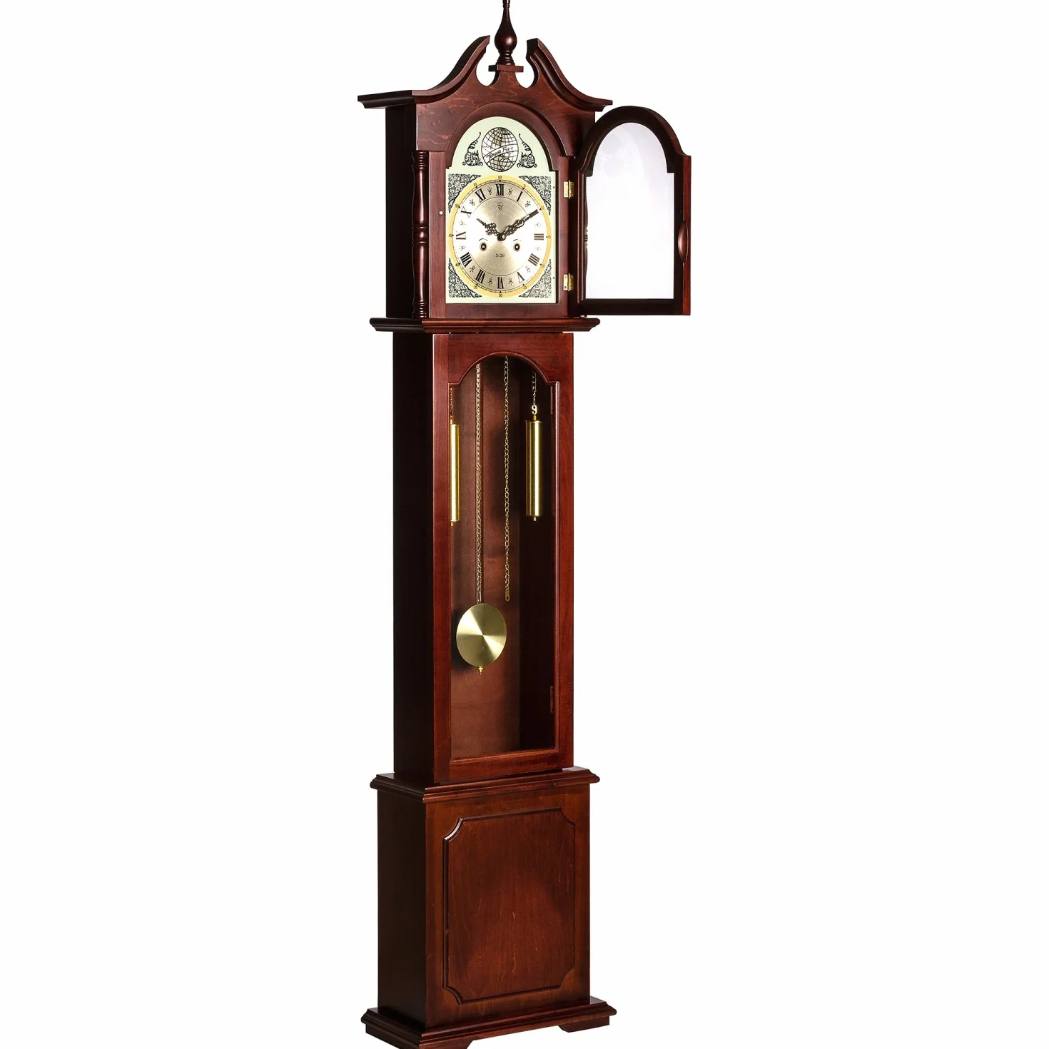 STILISTA Horloge Grand-Père Rétro Régulateur Europa 188 x 42,5 x 19cm Pendule Murale