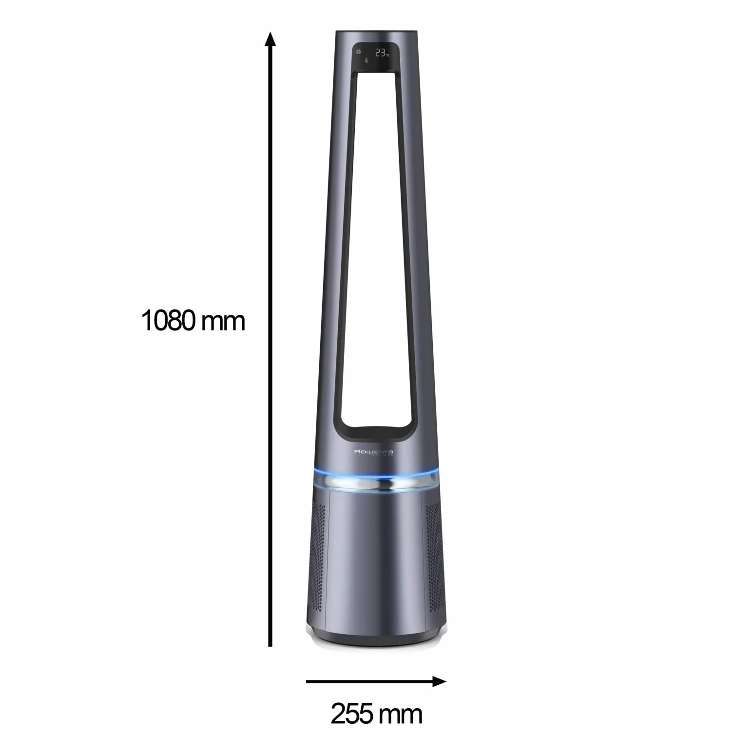 Rowenta Eclipse 2-en-1 Ventilateur purificateur, 32 dB (A), 12 vitesses, Oscillation, Minuteur