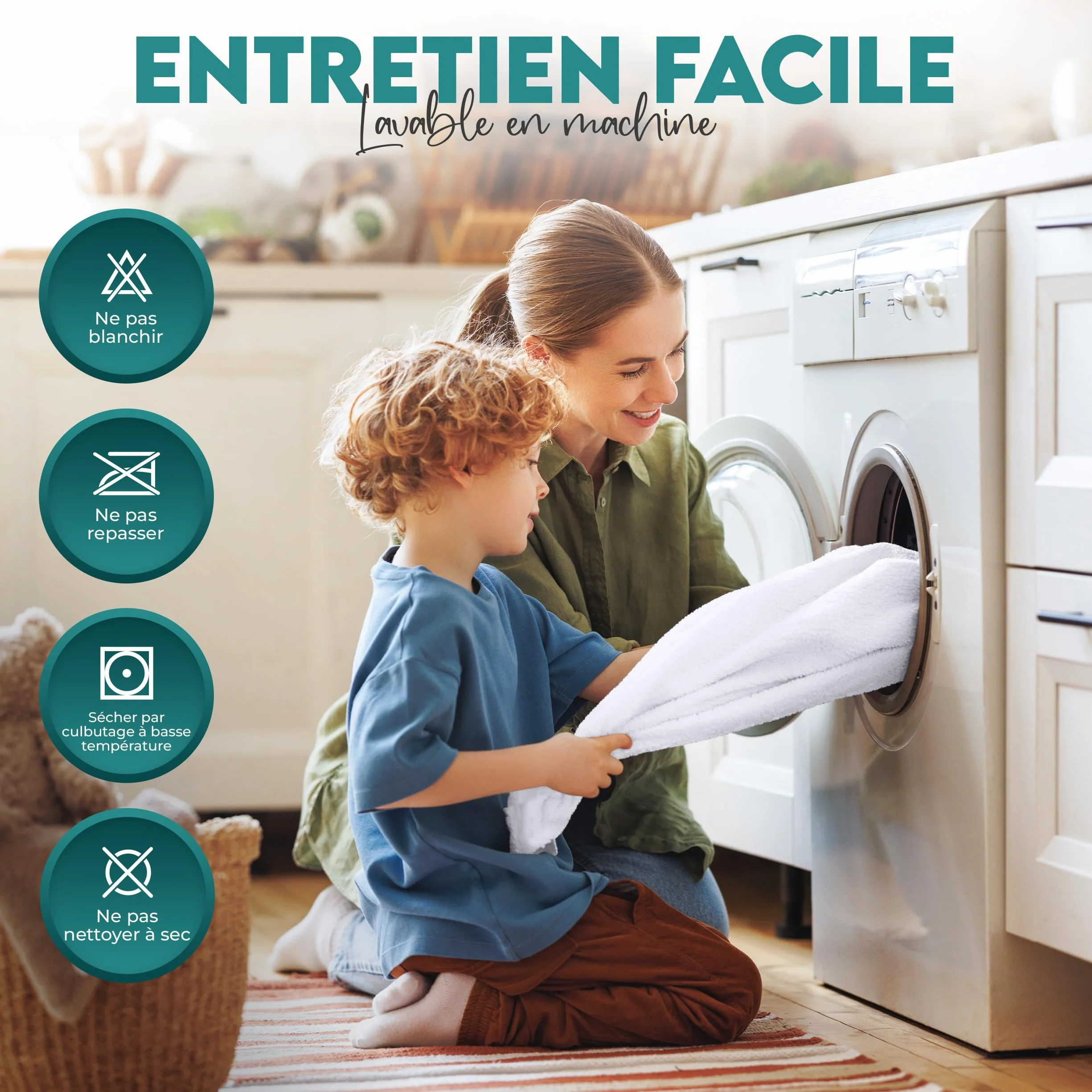 Utopia Bedding Protège Matelas 160 x 200 x 30 cm Imperméable Certifié Oeko TEX Alèse Drap Housse Blanc