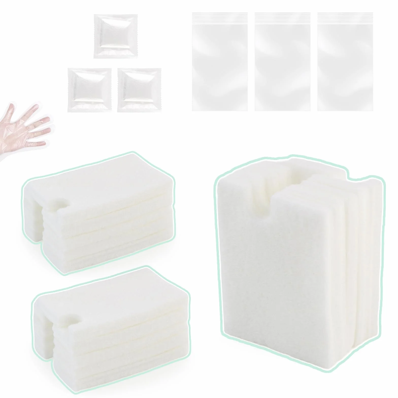Eponges pour boîte d'entretien Epson EcoTank ET-2800 ET-2803 ET-2820 ET-2826 ET-2710 ET-2711 ET-2712 ET-2714 ET-2715
