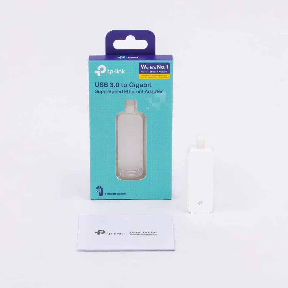 TP-Link UE300 Adaptateur USB vers Ethernet Gigabit 1000Mbps USB 3.0 RJ45 Pliable Portable