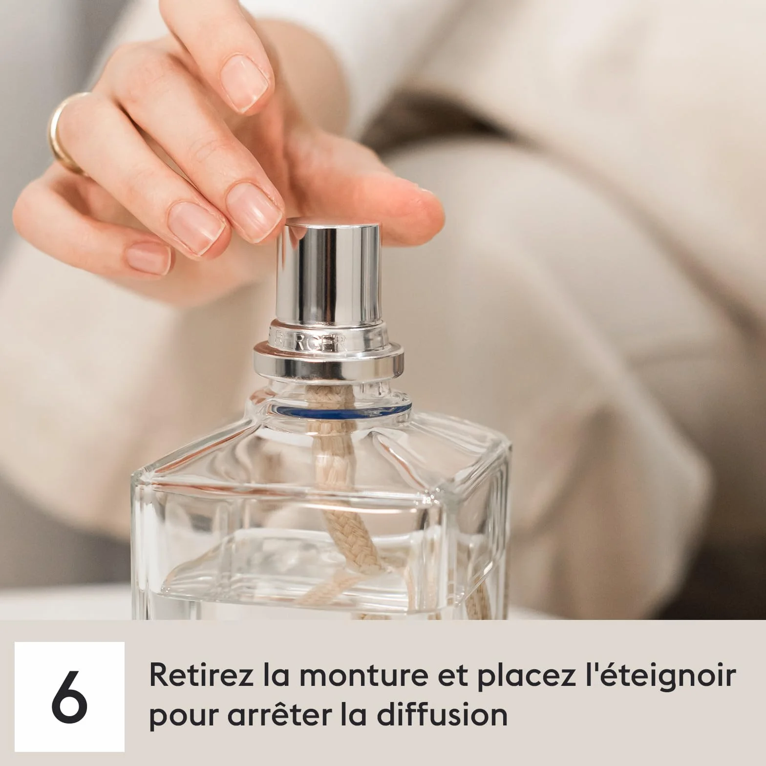 MAISON BERGER Recharge Lampe Berger Air Pur 1 Litre sans Parfum Fabriqué en France