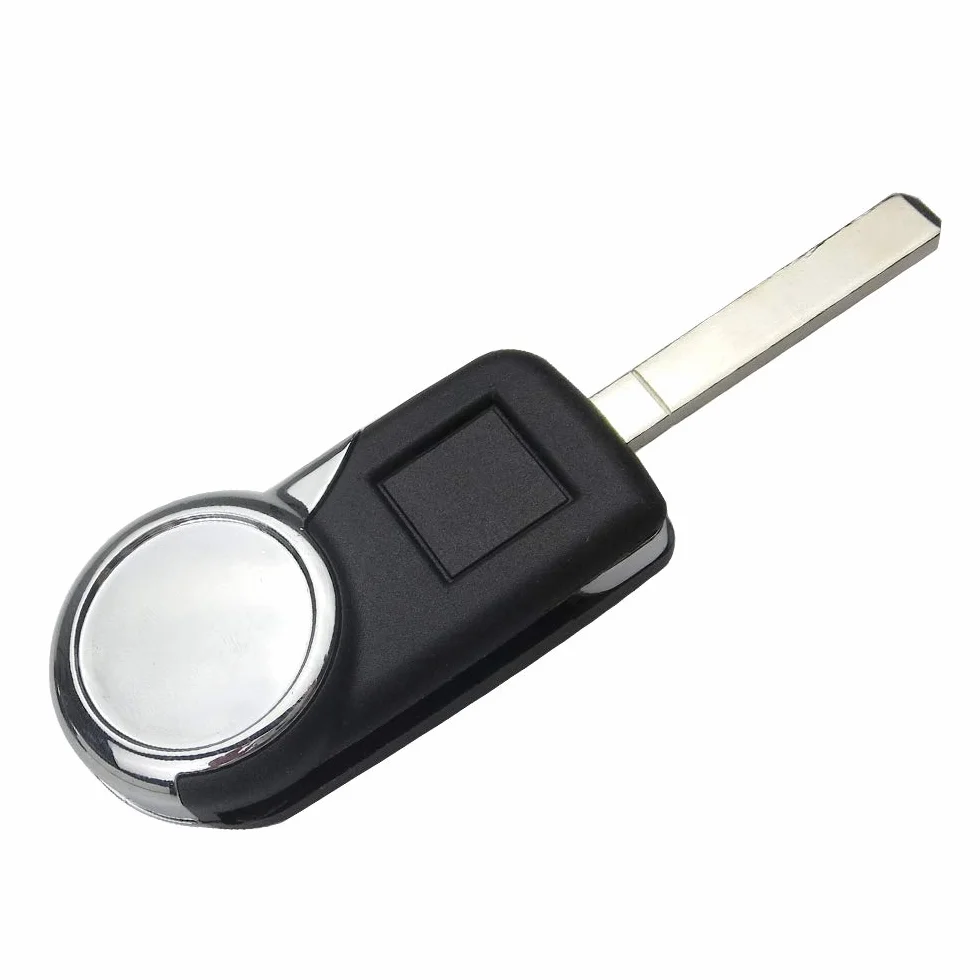PHONILLICO Zapasowy kluczyk samochodowy, pilot zdalnego sterowania, do Cle Citroen DS3, C3, C4, C5, breloczek do kluczy, z 2 przyciskami, ostrze