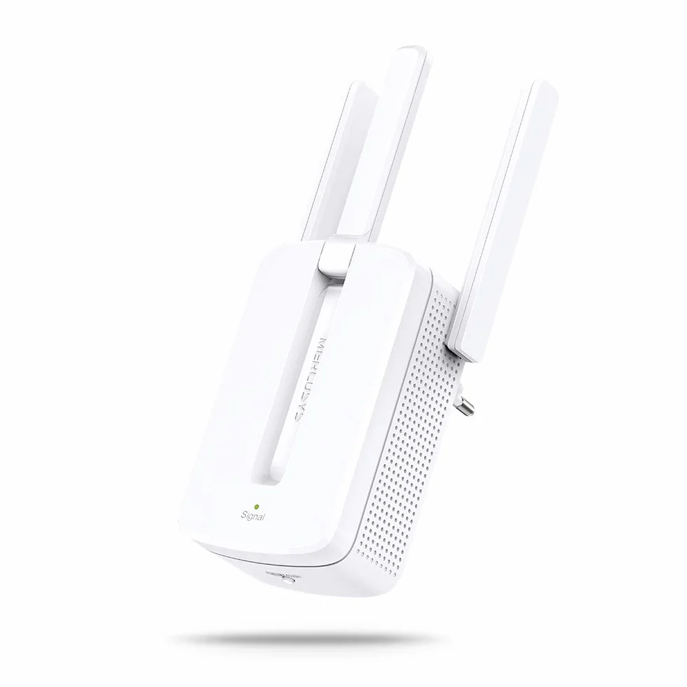 Mercusys MW300RE | Wzmacniacz Zasięgu Wi-Fi 300 Mb/s | 2,4 GHz | Konfiguracja WPS Jednym Przyciskem | Wskaźnik Sygnału | Port Ethernet | Tryb Punktu Dostępowego