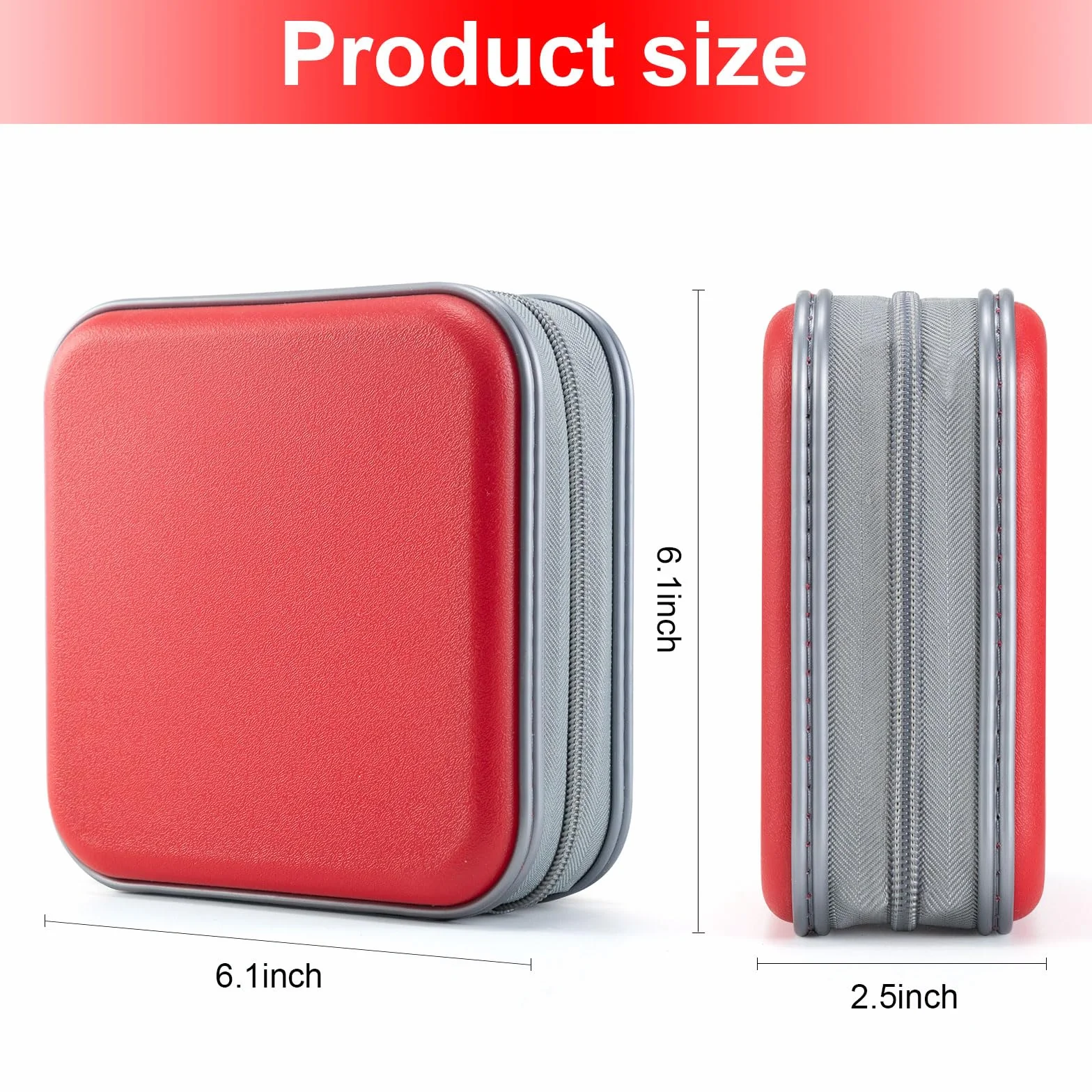 LIOVODE étui DVD, Porte-CD 48, étui de Rangement multimédia