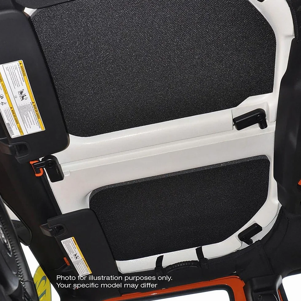Design Engineering Boom Mat Black Complete Sound Deadening Kit Compatible with 4-Door Jeep Wrangler JL (2018-up)