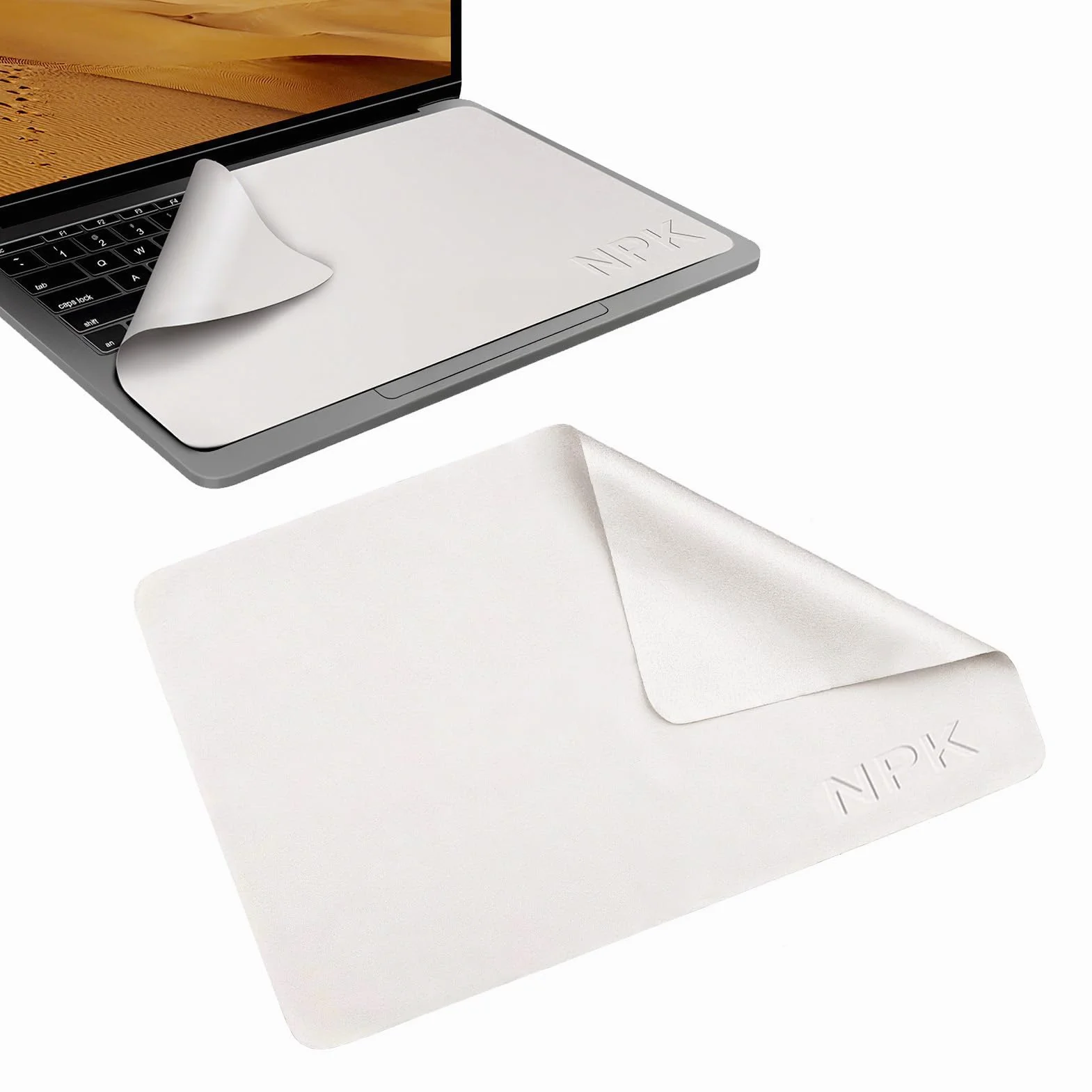 Kit Protection Écran et Clavier pour MacBook Pro 13/14 Pouces, Dell XPS, HP - Chiffon Microfibre 29x19 cm
