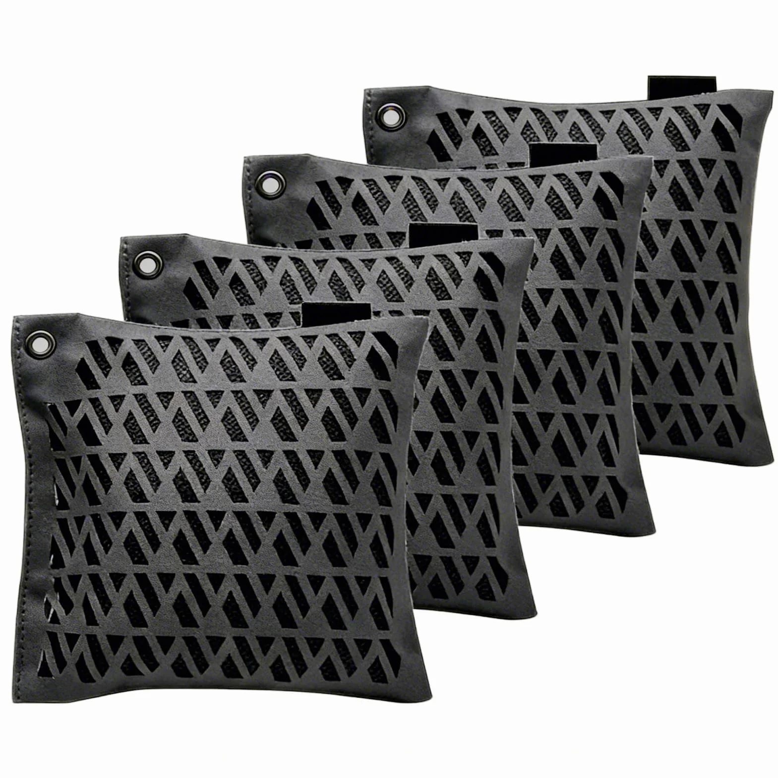 Sacs De Charbon Pour Purifier L'air Naturel, Absorbeur D'odeurs Au Charbon Actif, Éliminateur D'humidité, Pour La Maison, Voiture, Animaux Domestiques (4 Pack)