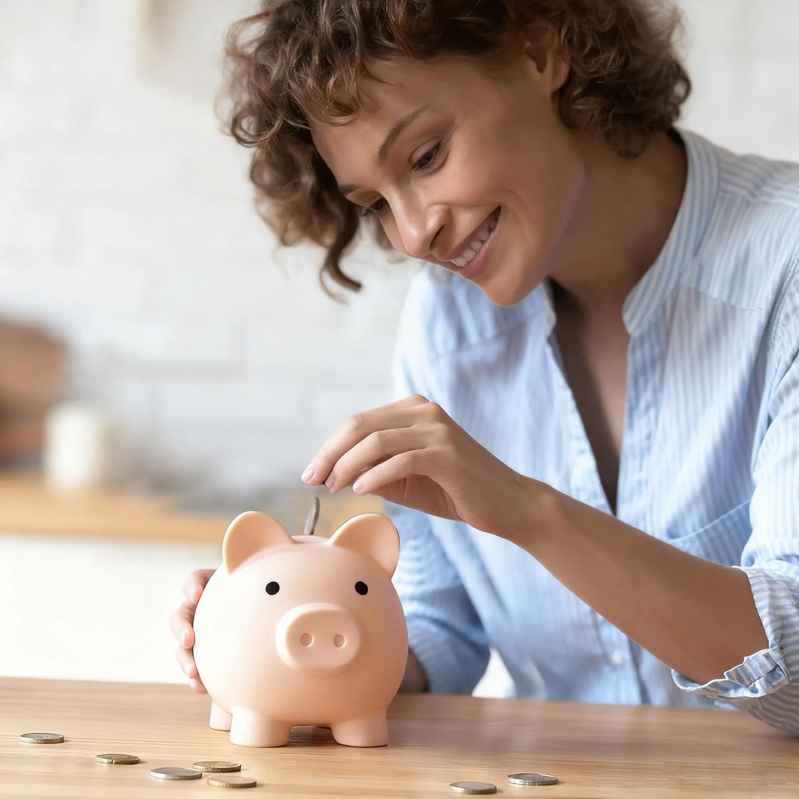 L&W Luck Tirelire Cochon Piggy Banque pour Pièces de Monnaie Incassable