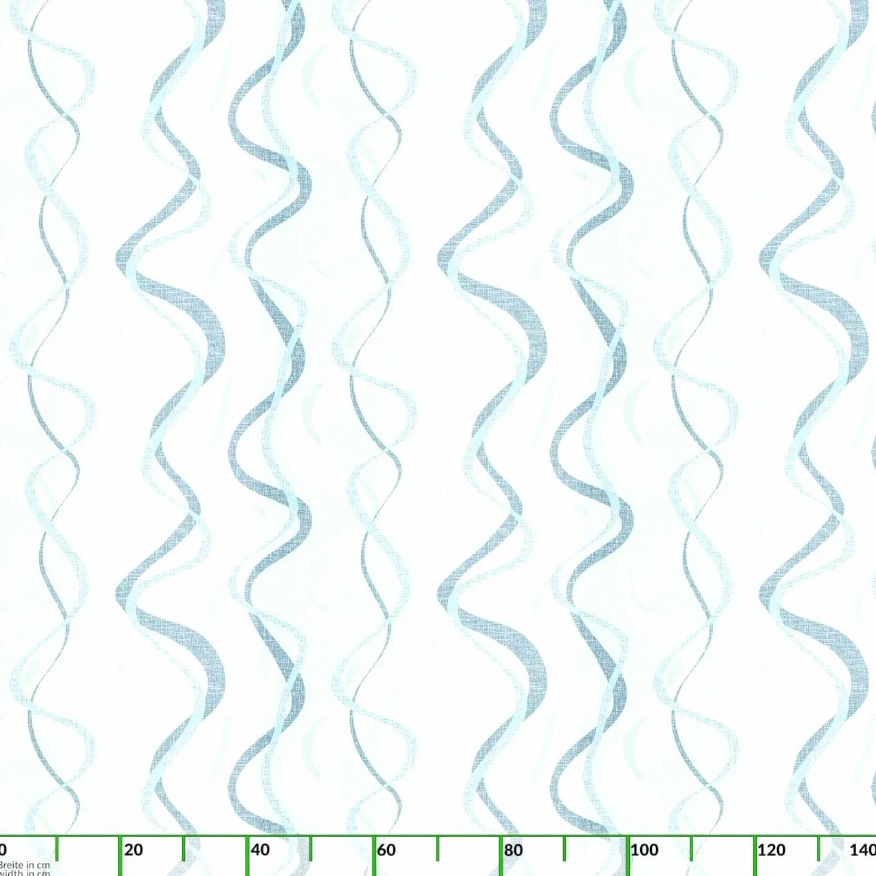 Nappe en Toile cirée Lavable Effet Lotus Imperméable Ovale 200 x 140 cm Bleue Motif Vagues