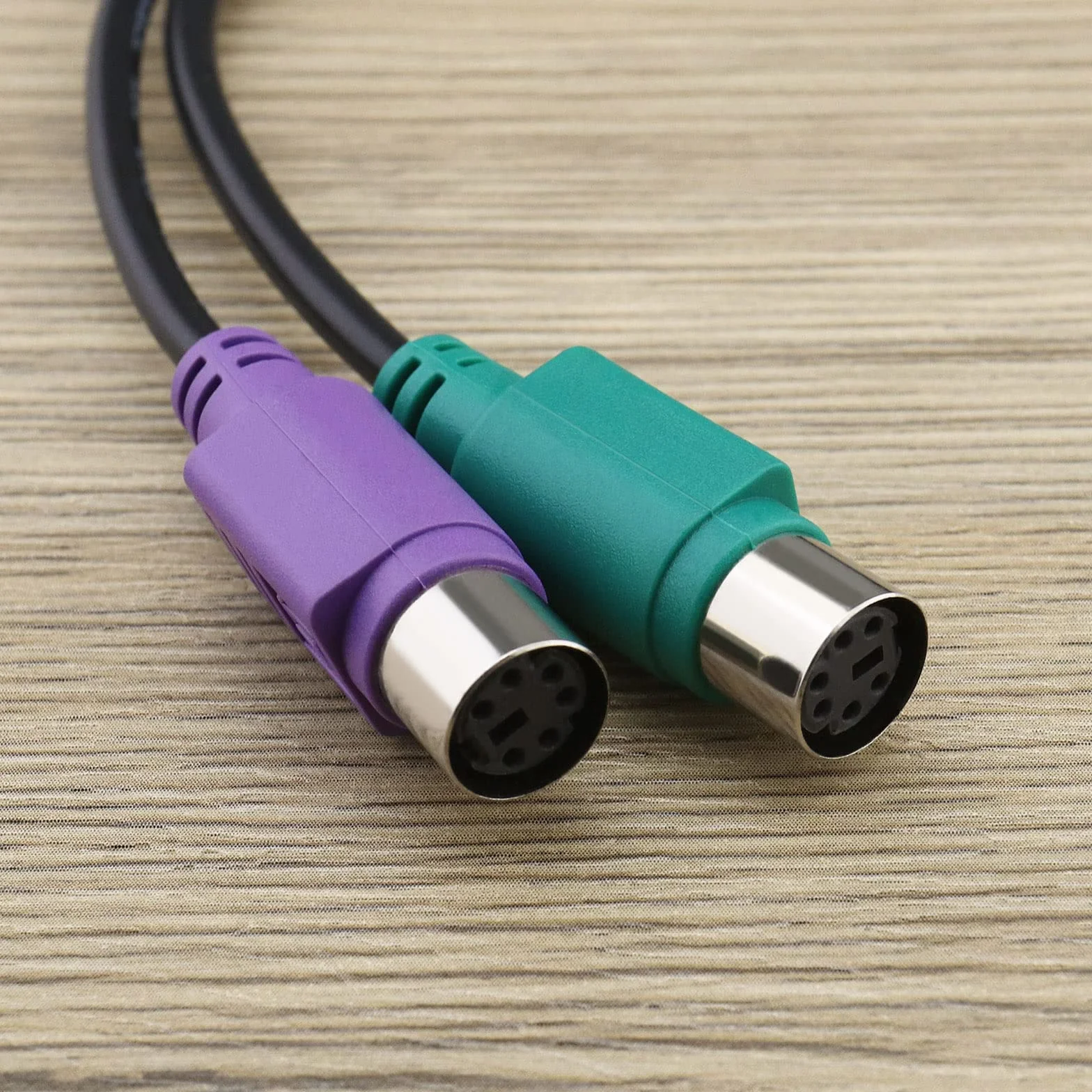 Adaptateur PS2 vers USB Câble Convertisseur Répartiteur en Y pour Clavier et Souris 20cm