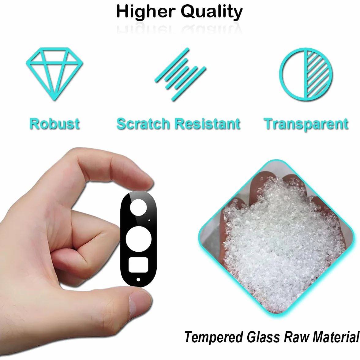 2 PCS Back Rear Camera Lens Glass Replacement for Google Pixel 9 Pro 5G 6,3" 2024, 100% Real Camera Lens Glass with Pre-Installed Adhesive and Tweezers, Precision Knife Repair Tool Kit
