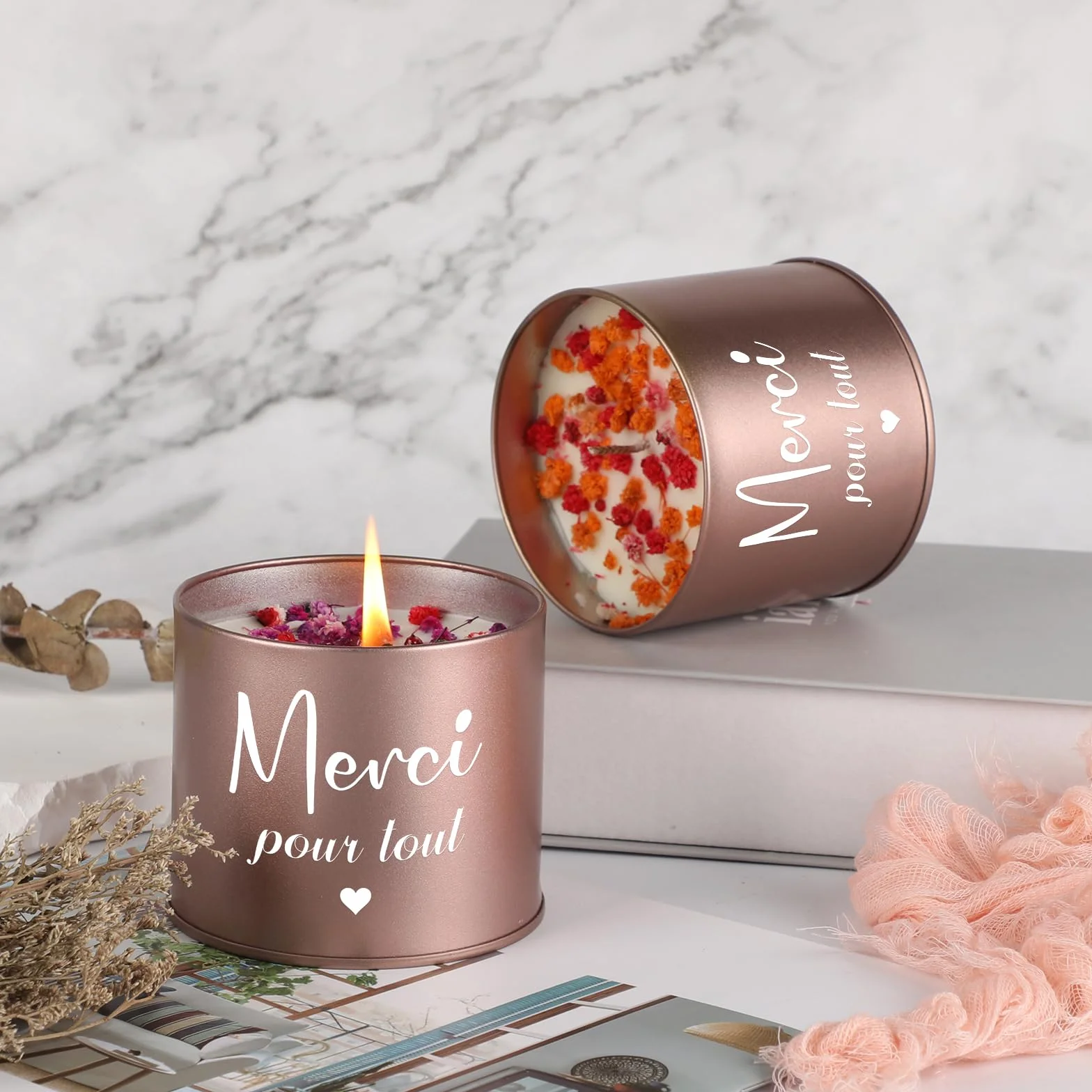 Bougies Parfumées Lavande Merci Maitresse D'école Cadeau 9oz