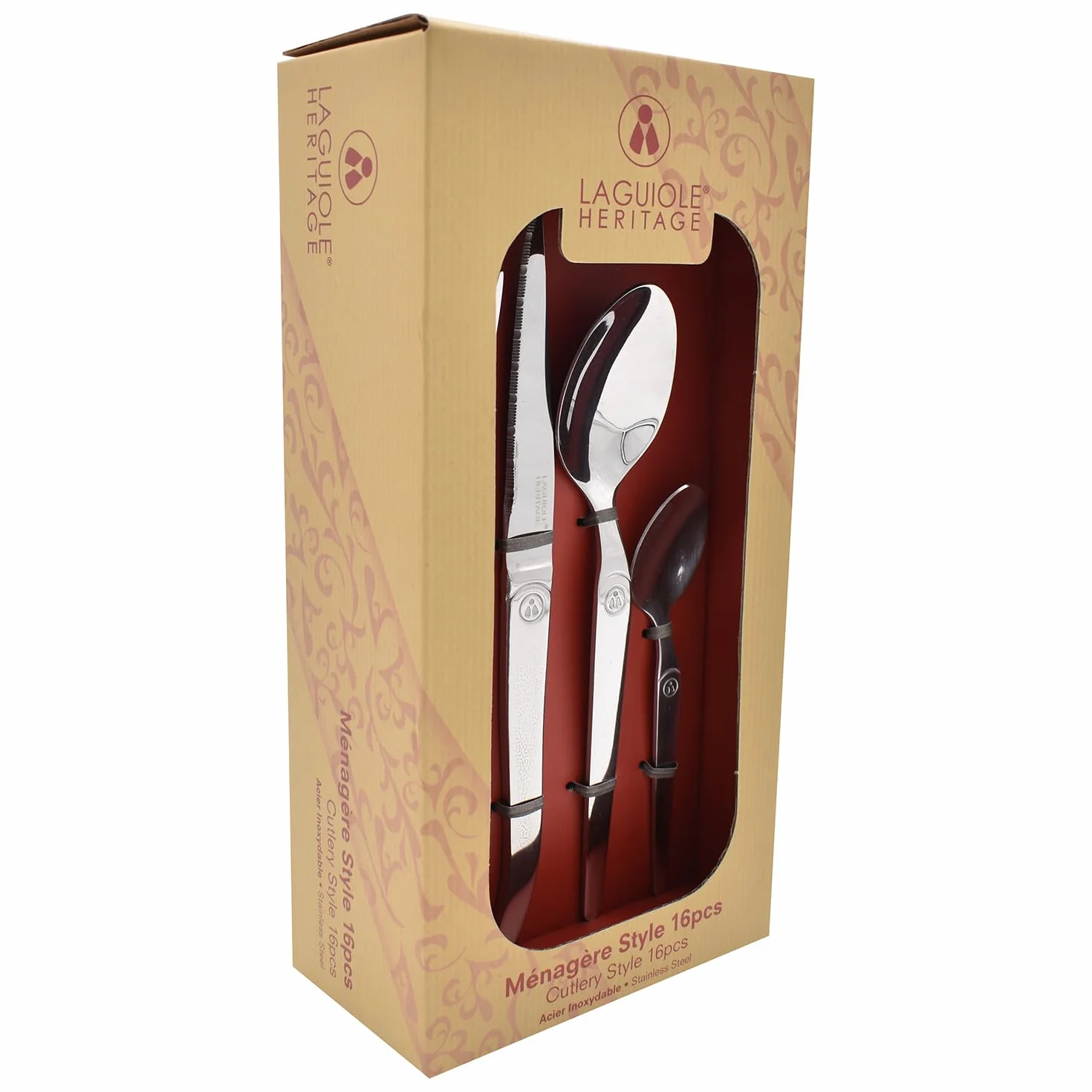 Laguiole Ménagère 16 pièces inox