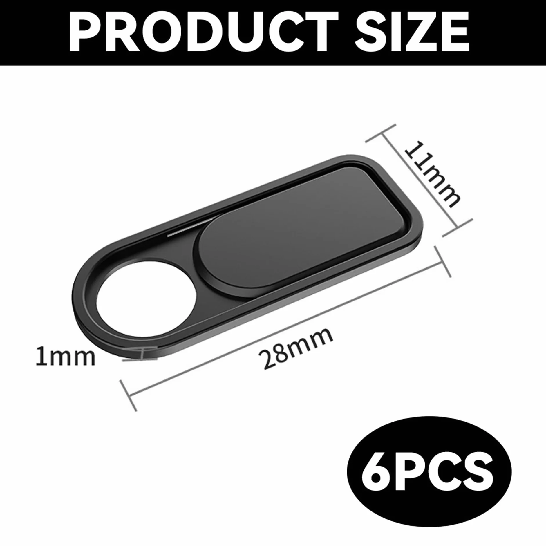 Osłona kamery internetowej, 6 sztuk, osłona kamery internetowej, osłona na telefon komórkowy, osłona kamery internetowej do laptopa, MacBook Pro, MacBook Air, iPad Air, tabletu, Mac, PC, smartfona