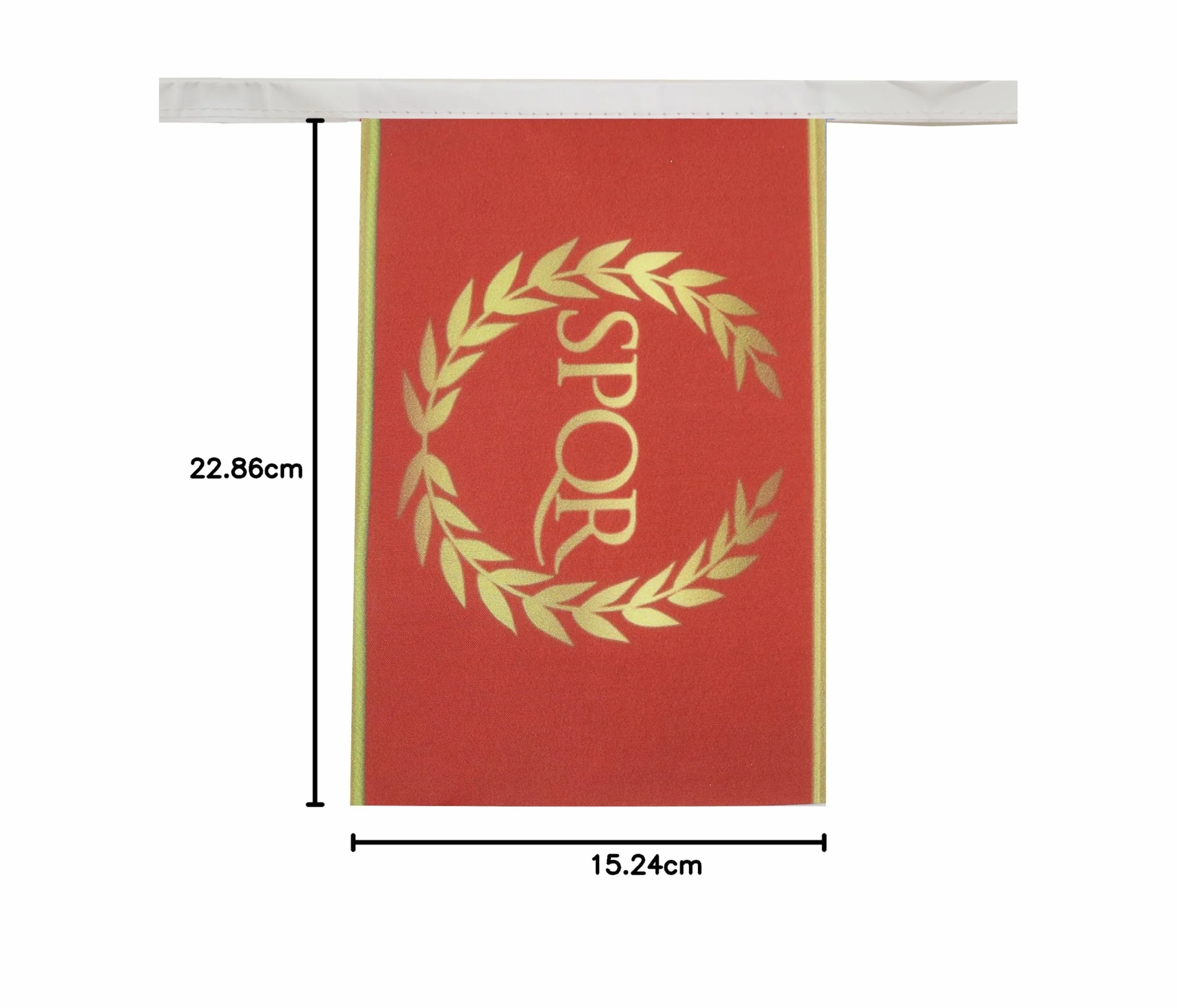 AZ FLAG Guirlande Drapeau Empire Romain 6 Mètres 20 Fanions Jules César 21x14 cm Polyester