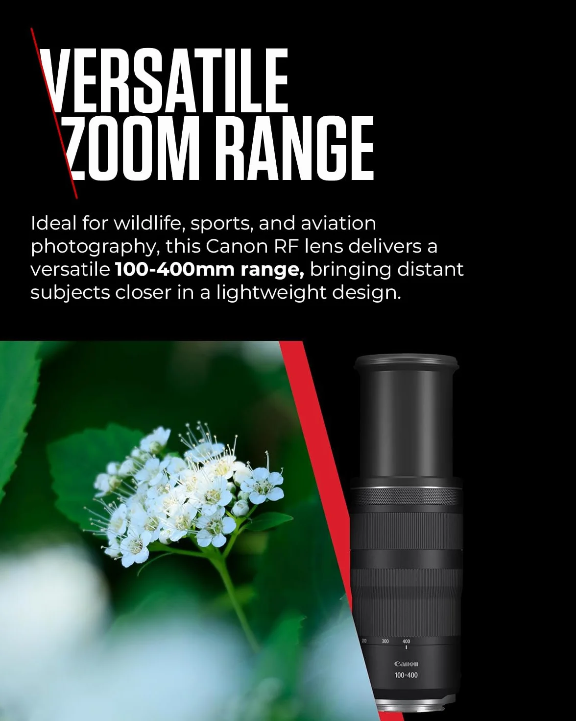 Canon Rf 100-400Mm F5.6-8 Is Usm Milc Teleobiektyw czarny, W128283538 (Milc Teleobiektyw czarny)