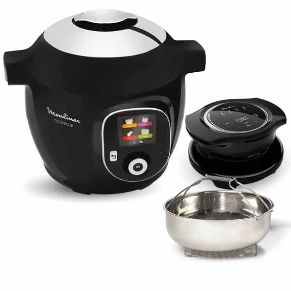 COOKEO MULTICUISEUR 6L 180 RECETTES + EXTRA CRISP MOULINEX - CE85X8F0